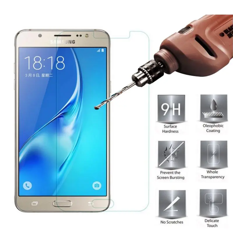 

Защитное закаленное стекло для Samsung Galaxy J7 2016, мобильный телефон, J7 2017