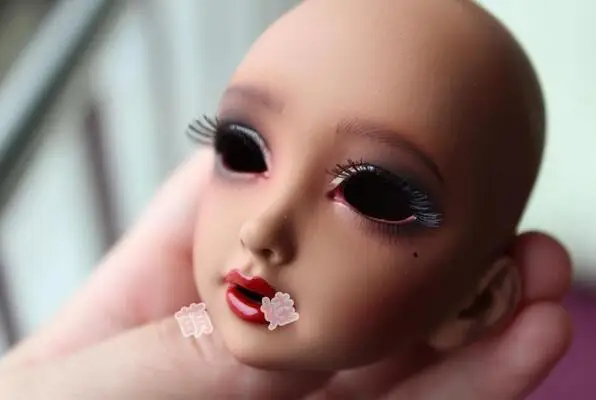 5 шт./лот 8 мм ширина* 20 см длина Ресницы для 1/3 1/4 BJD кукла или Кукла реборн аксессуар