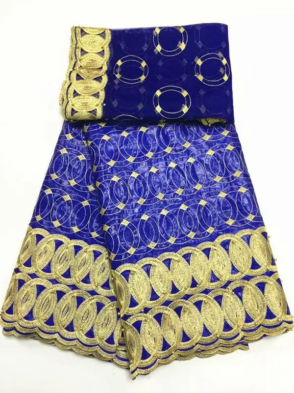 2018 Latest African Bazin Riche Fabric 5yards+2yards High Quality Getzner In black For Wedding p-7-2 | Дом и сад