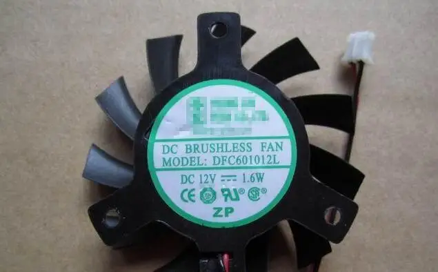 Новинка для ATI X1600 2600 X800 850 8500GT 3870 DFC601012L T126010DM 6010 55 мм 40 55x55x10 DC12V 2Pin Вентилятор