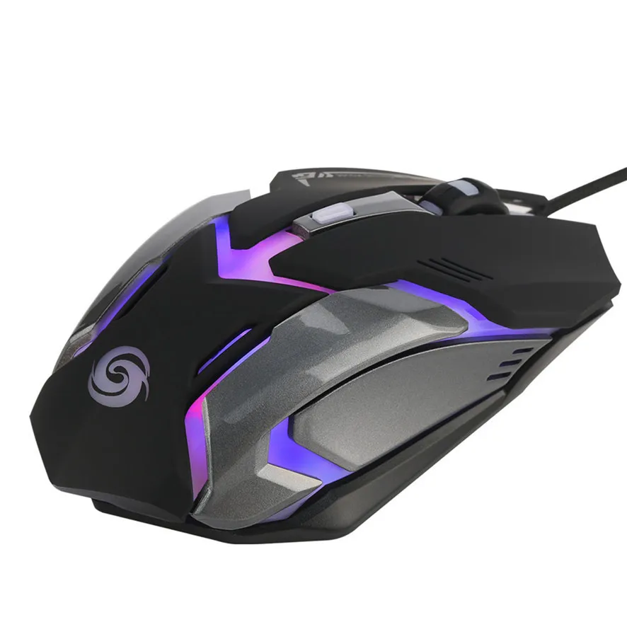 Лучшая цена 3200 dpi 6D кнопки светодиодный Проводная игровая мышь для ПК ноутбука