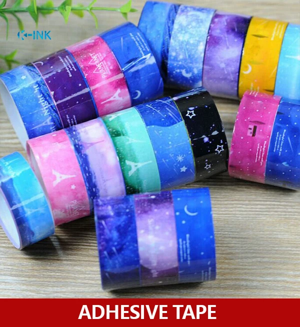 

80pcs / lot Amazing Starry Sky Opp Tape for masking , DIY scrapbooking , decorative pvc tape