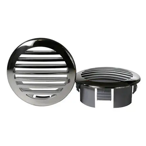 

3.5" 4.5" 316 Stainless Steel Curved Clad Airflow Vent Cover RV Marine Boat