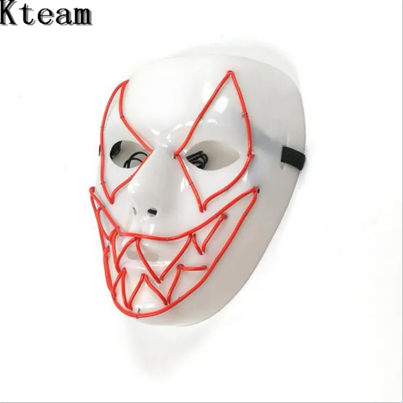 Маскарадная маска для Хэллоуина Hoilday в стиле хип-хоп мужчин светодиодный