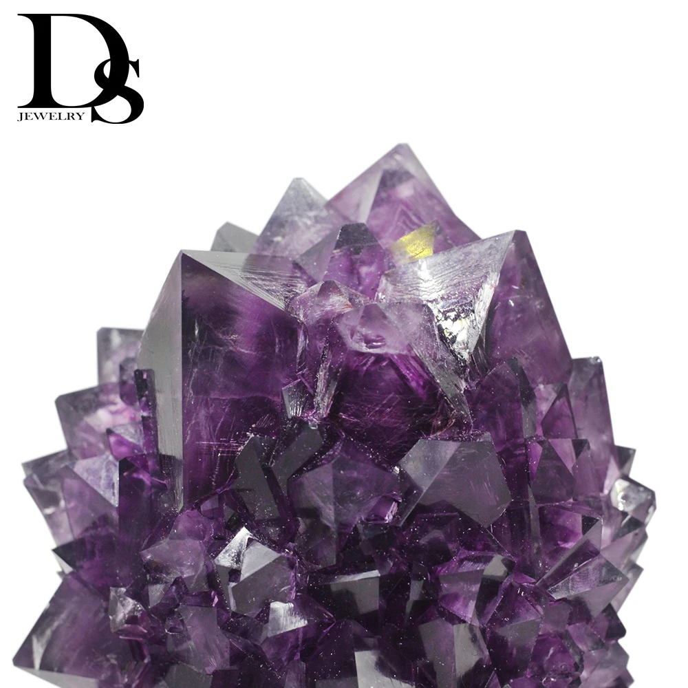

Natural Purple Quartz Crystal Cluster Quartz Flower Purple Alum Cluster Crystal Point Home Decoration Gifts Purified Air