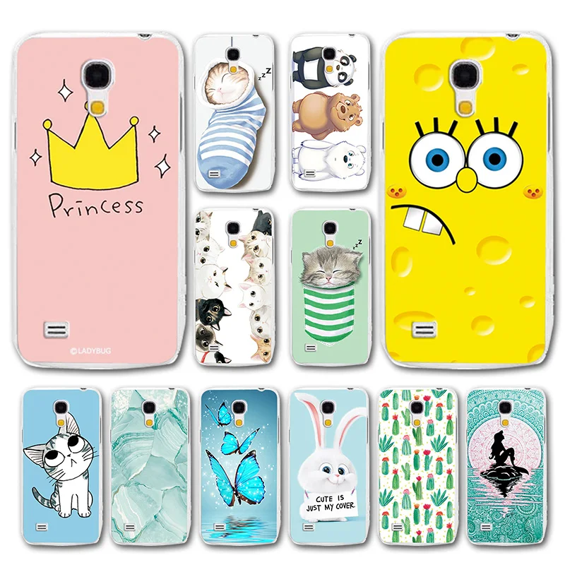 Темный для различных Стиль чехол для samsung Galaxy S4 Mini i9190 чехол крышка Мягкий силиконовый чехол Чехол для мобильного телефона samsung S4 мини задняя крышка S4Mini 4,3"