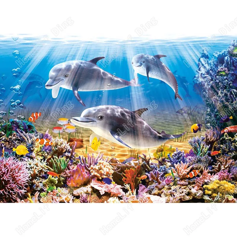 5D поделки алмазов картина море подводный мир вышивка крестом полный вышивки mazayka