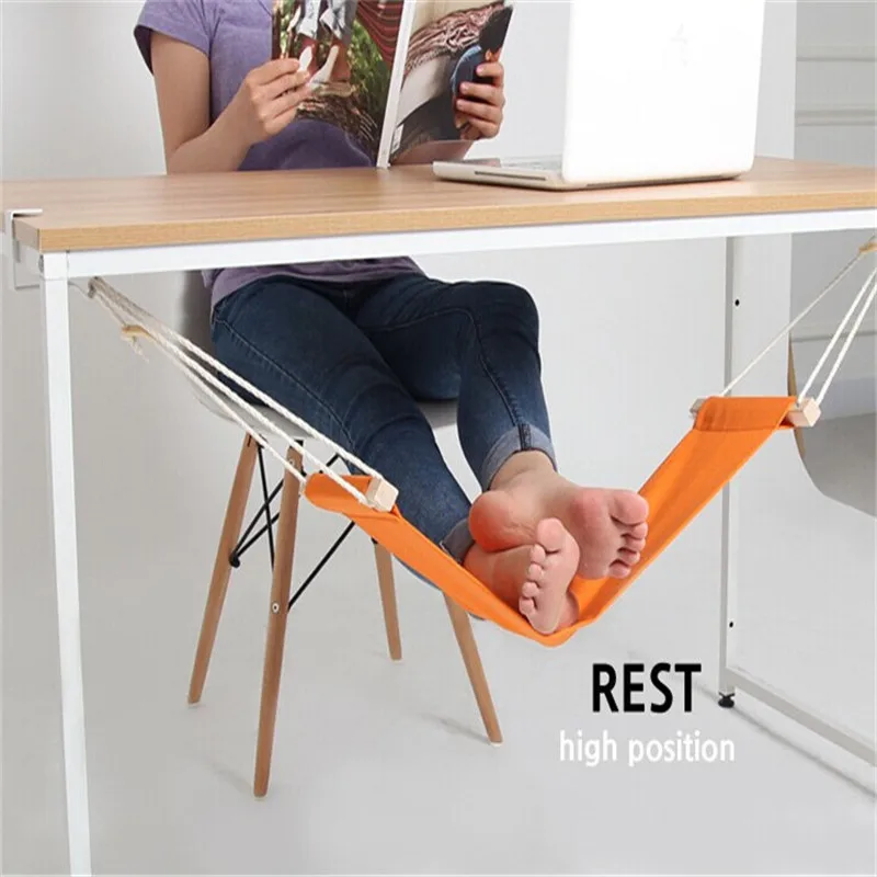 Creative Foot Desk Feet Hammock Without The Work Burden Comfortably Chair High&ampLow Position Tool Outdoor Rest Cot | Дом и сад
