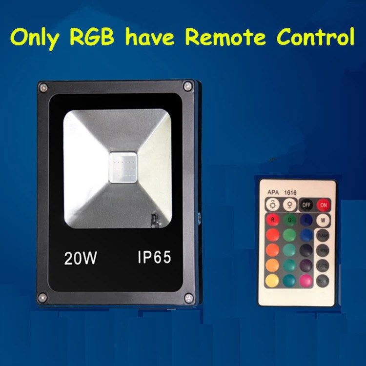 AC85-265V наружный светодиодный прожектор заливающего света RGB 10 Вт 20 30 50