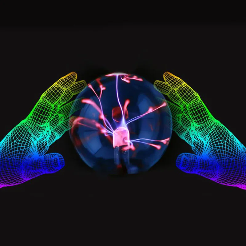 Волшебная плазменная шариковая лампа 8 дюймов настольная ночник Ночная подарок