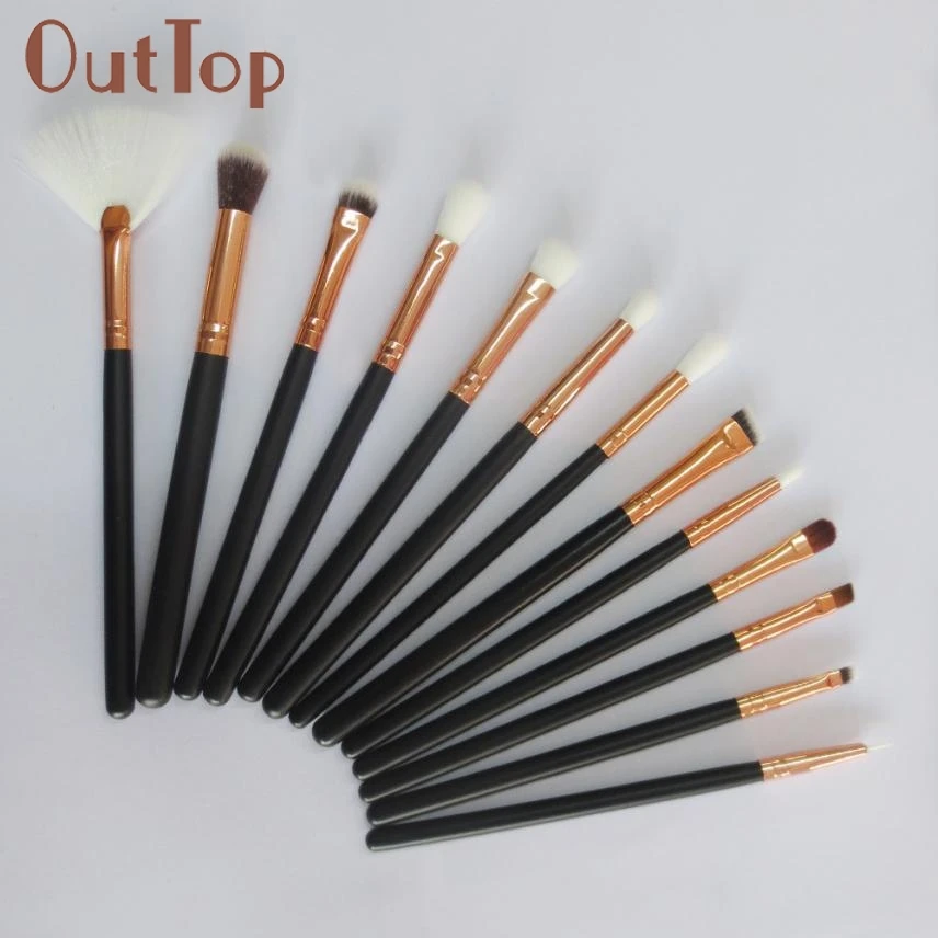 18 pcs Top Quality Full set Rose Gold Makeup Brush Complete Eye Set Tools Powder Blending with free cosmetic bag U0307 | Красота и