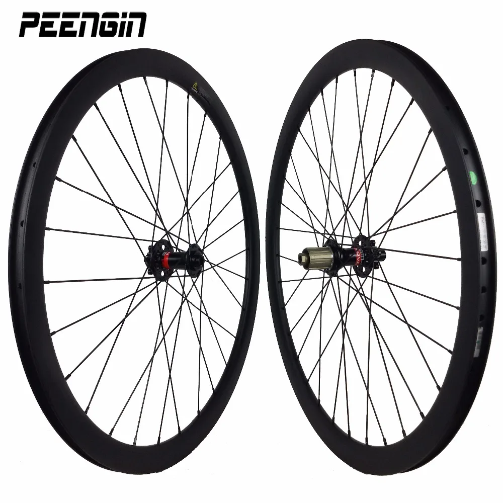 Углеродная колесная пара 30 мм 45 29er дисковый тормоз для гравия колеса 29 ширина