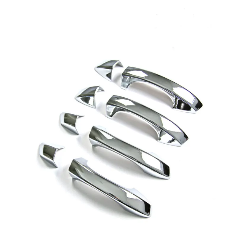 FUNDUOO For Seat ibiza 2018 2019 New Chrome Car Side Door Handle Cover Trim Sticker Free Drop Shipping | Автомобили и мотоциклы