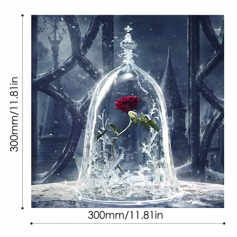 Nosii 5D поделки алмазов картина True Love Розы узор полный смолы крестом ремесло паста