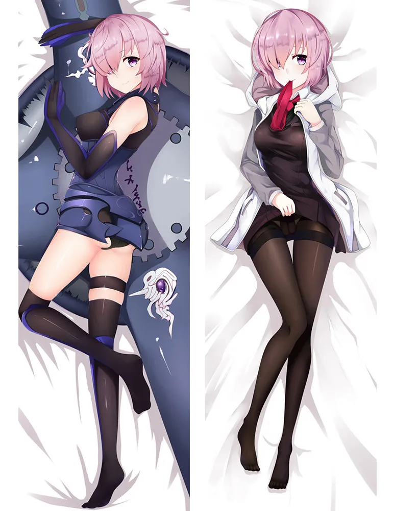 

fate/grand order FGO anime Characters shuten douji & scathach & jeanne pillow cover caster (fate/extra) shielder body Pillowcase