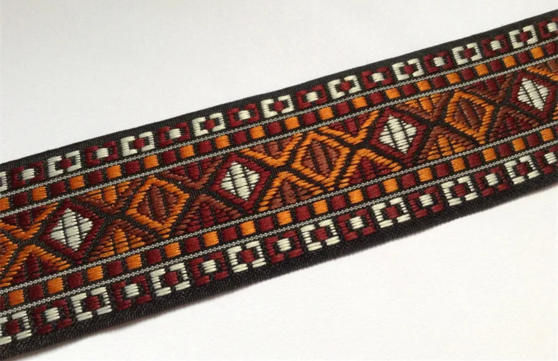 Плетеная лента из нейлона и полиэстера с одной лицевой поверхностью 3 8 см модные