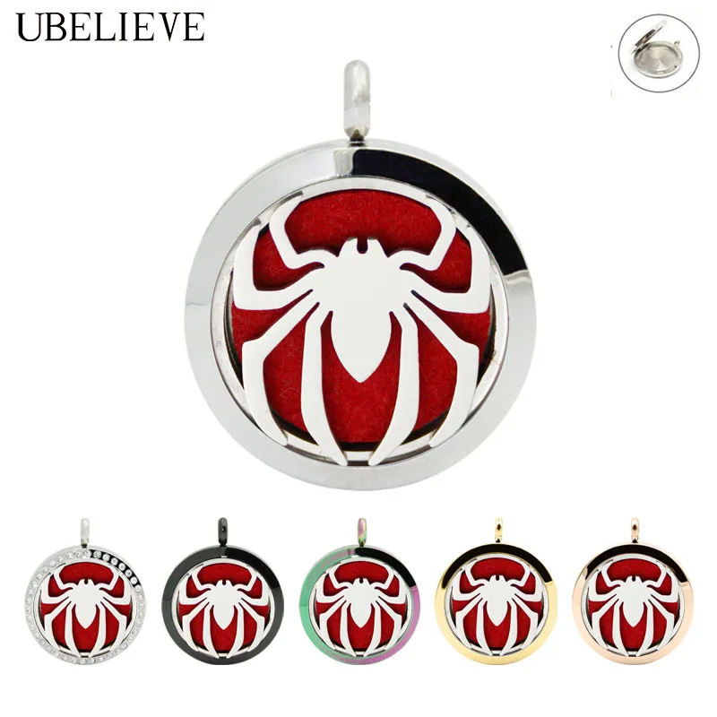 Лидер продаж, медальон 30 мм для ароматерапии, ювелирные изделия, магнит из нержавеющей стали, диффузор эфирного масла, ожерелье, кулон, медальон для духов