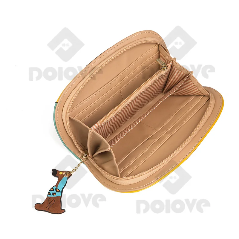 DOLOV Новый Модный милый бумажник для щенков из мультфильма собаки 6 цветов женские