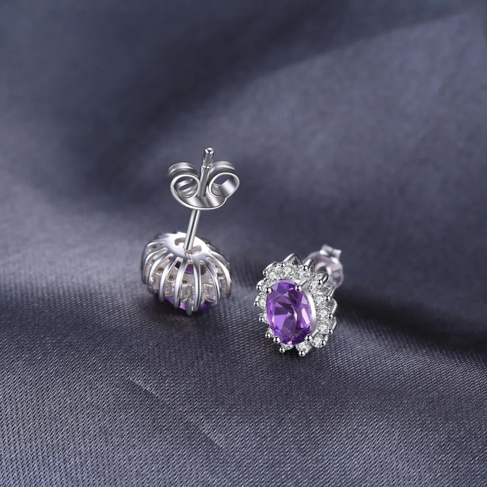 Jewelrypalace Овальный 2.5ct Александрит сапфир Серьги-гвоздики для Для женщин