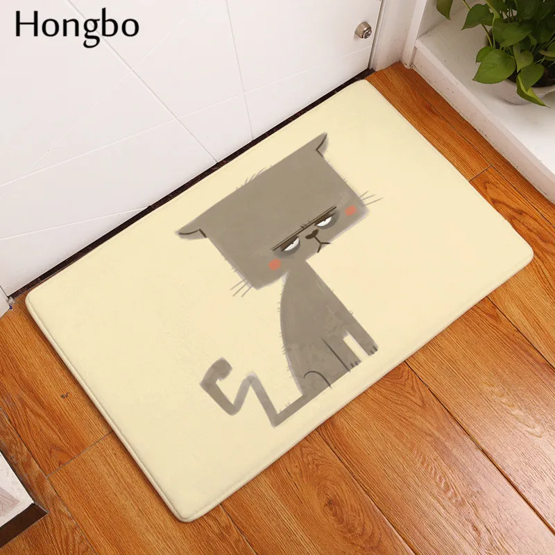 Домашний коврик Hongbo для занятий йогой мультяшный закругленный симпатичный