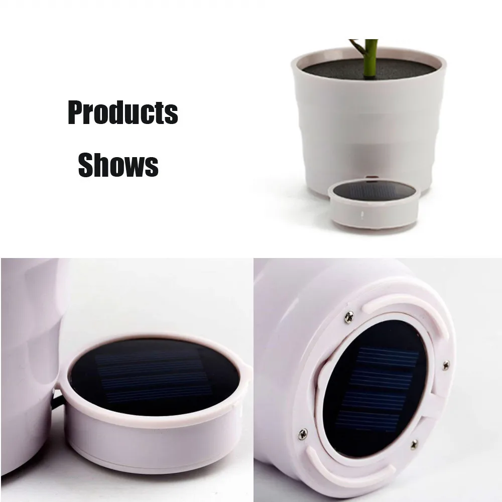 Солнечная энергия LED Свадебное предложение романтические Лотос Искусственные