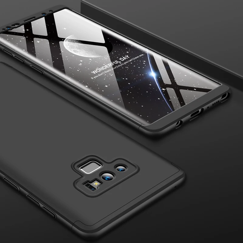 360 чехол с полной защитой для samsung Note 9 чехол Роскошный Жесткий PC противоударный чехол для задней крышки для samsung Galaxy Note 9 Note9 Coque