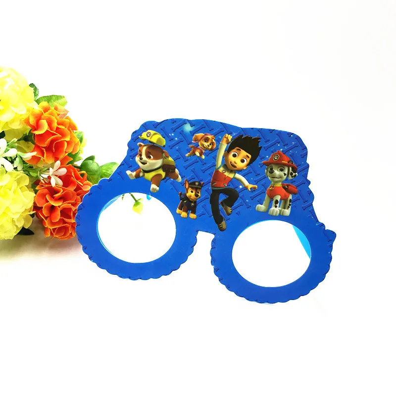 PAW 1 шт./лот Мстители Маска Пластиковые Очки Baby Shower Мстители маска партии детский день рождения украшения Мститель очковые оправы - Цвет: PAW