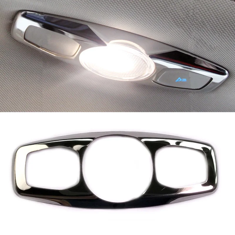 JEAZEA ABS хромированная лампа для чтения освещение крышка отделка украшение Ford Focus