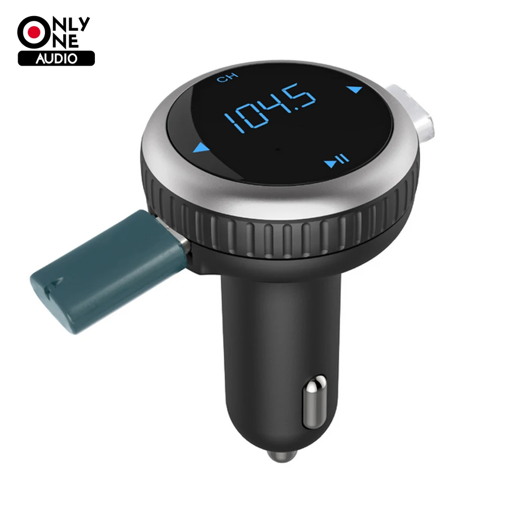 ONLY ONE AUDIO Car MP3 Audio Player Bluetooth FM Transmitter With Remote Control Wireless Kit HandsFree LCD Screen TF Slot | Автомобили и