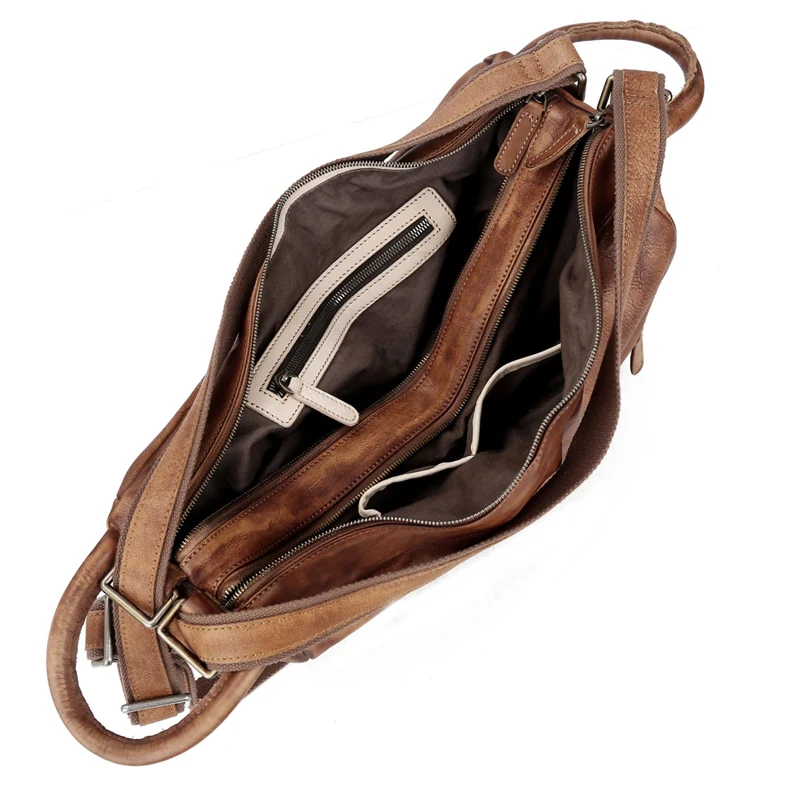 Женская сумка-Кроссбоди MANJH коричневая сумка из натуральной кожи на плечо модные