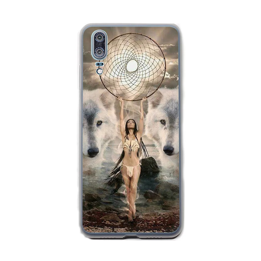 Мягкий ТПУ чехол волк Дракон животные для Huawei P30 P8 P9 P10 P20 Lite Pro 2015 2016 2017 P