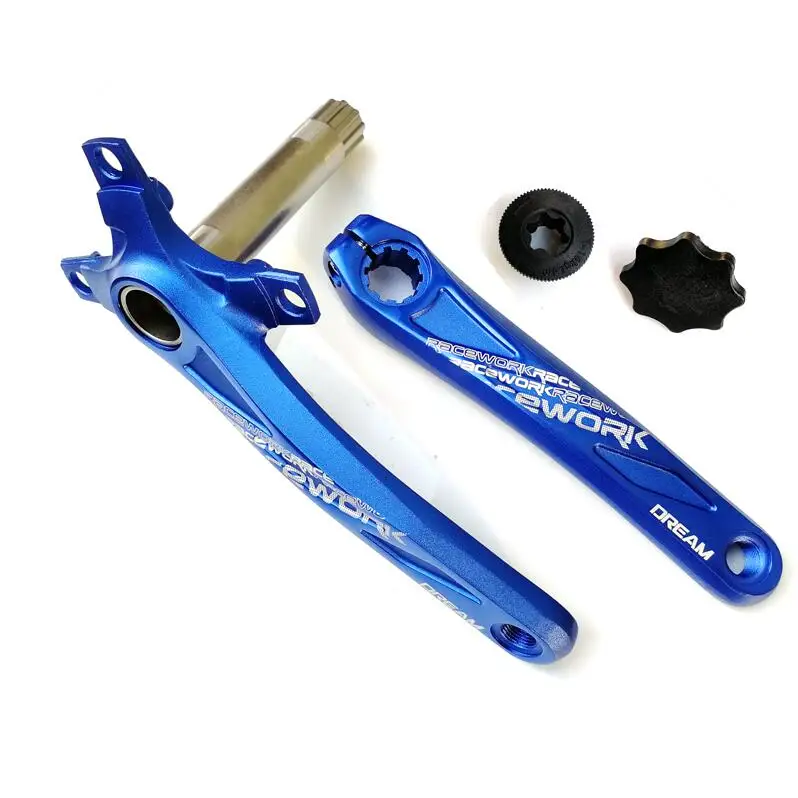 172.5mm Набор велосипедных кривошипов RACEWORK 104 BCD MTB велосипедный Crandset алюминиевый сплав с нижней рукояткой 172,5 мм Аксессуары для велосипеда - Цвет: 172.5mm