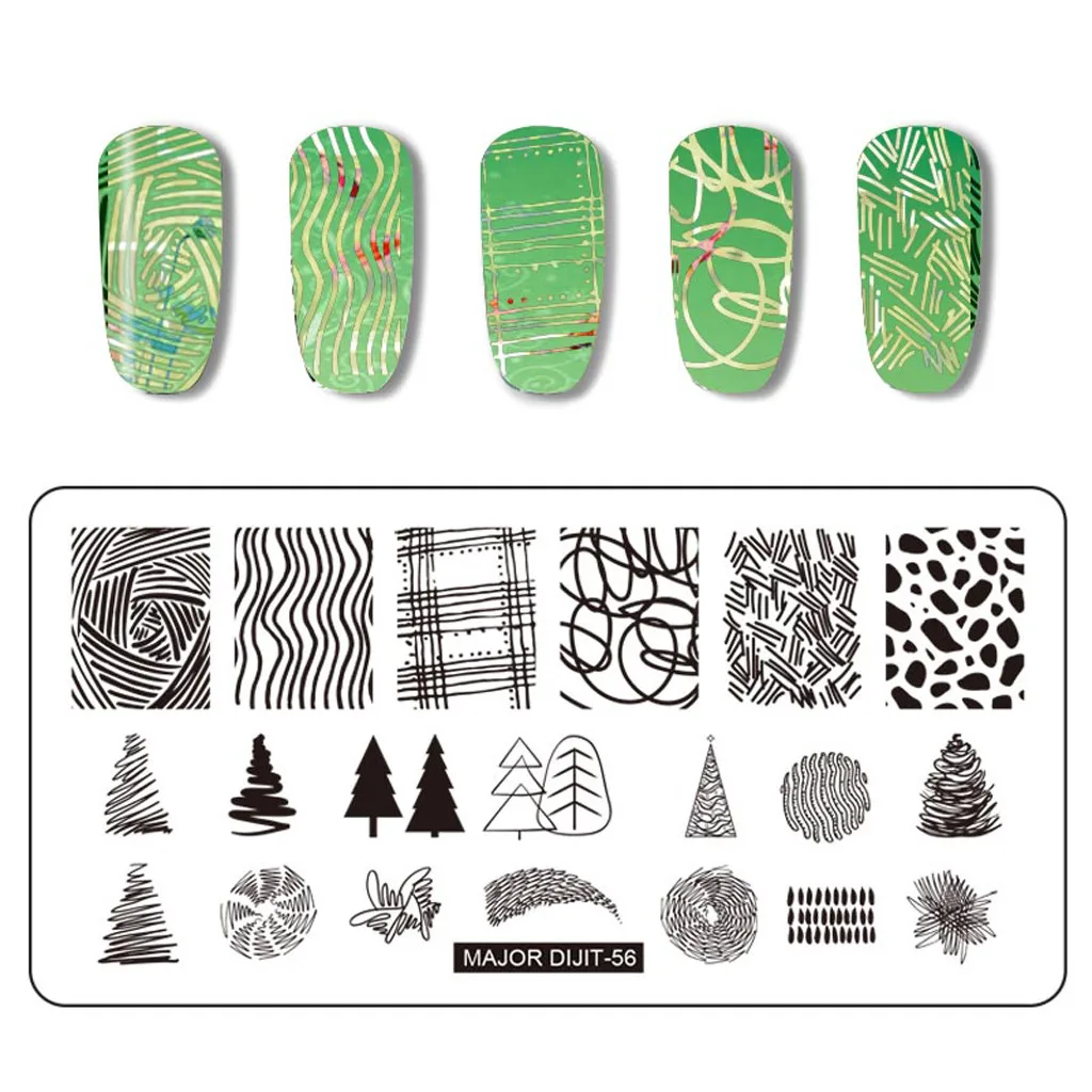 1Set Nail Sticker Flower Water Splice Image Plate Art Design Stamping Kits Manicure Template Decoration | Красота и здоровье