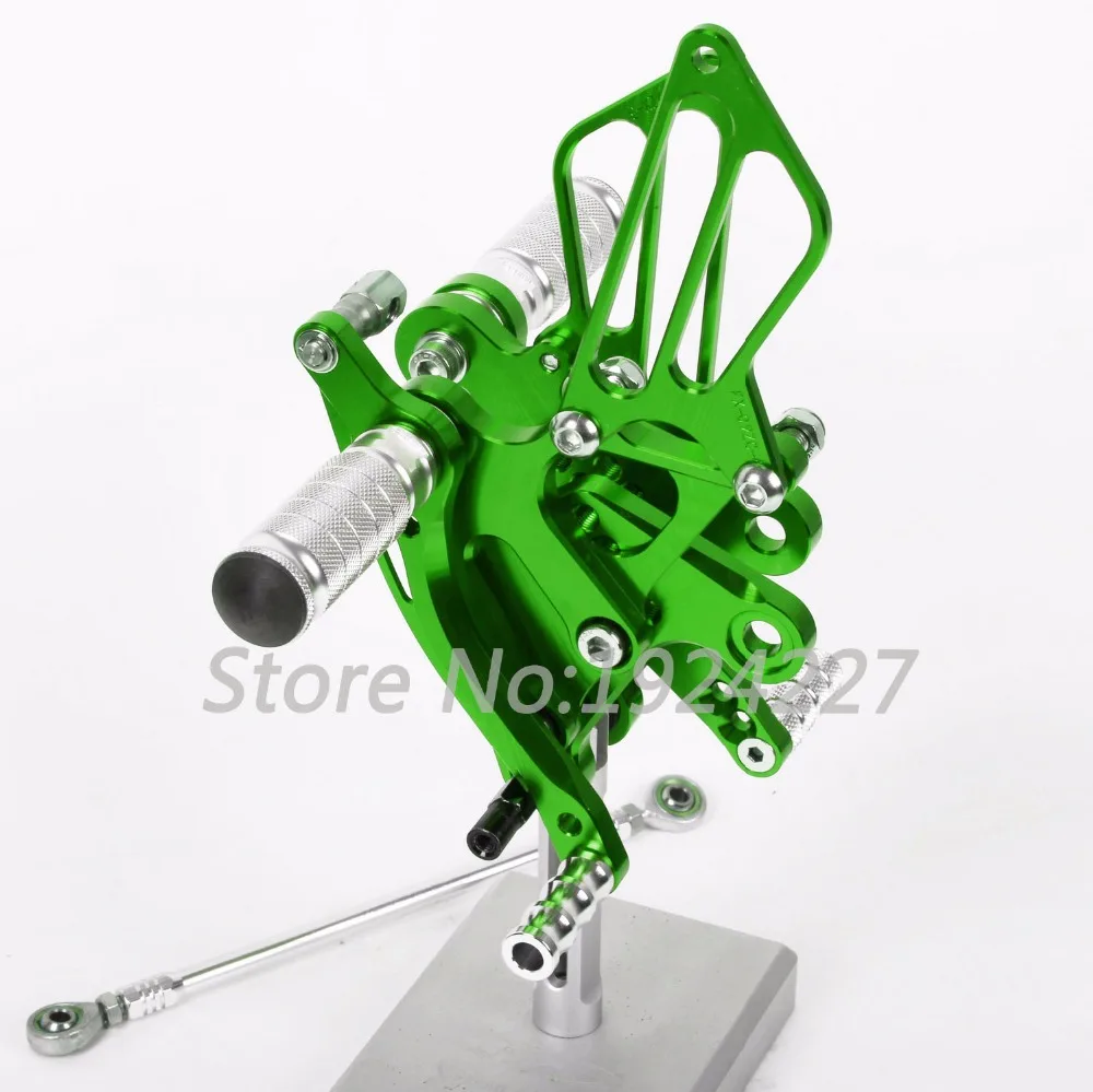 CNC подножки Rearsets задние комплекты тормозной сдвиг мотоцикла для Kawasaki NINJA 250R/EX250