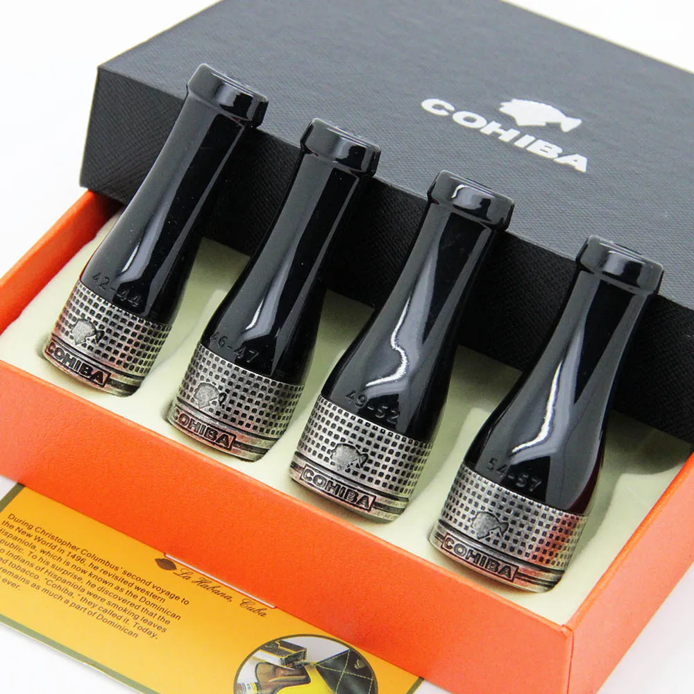 COHIBA темно-серый цвет серебристый Золотой чистый Медь смолы сигары держатель