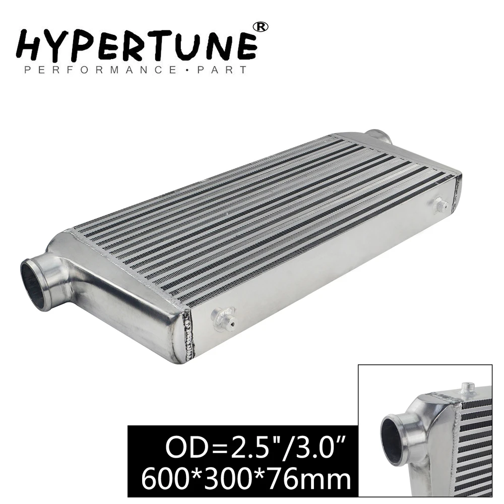 

Hypertune - 600*300*76mm Universal Turbo Intercooler bar&plate OD=2.5"/3.0" Front Mount intercooler HT-IN816-25/30