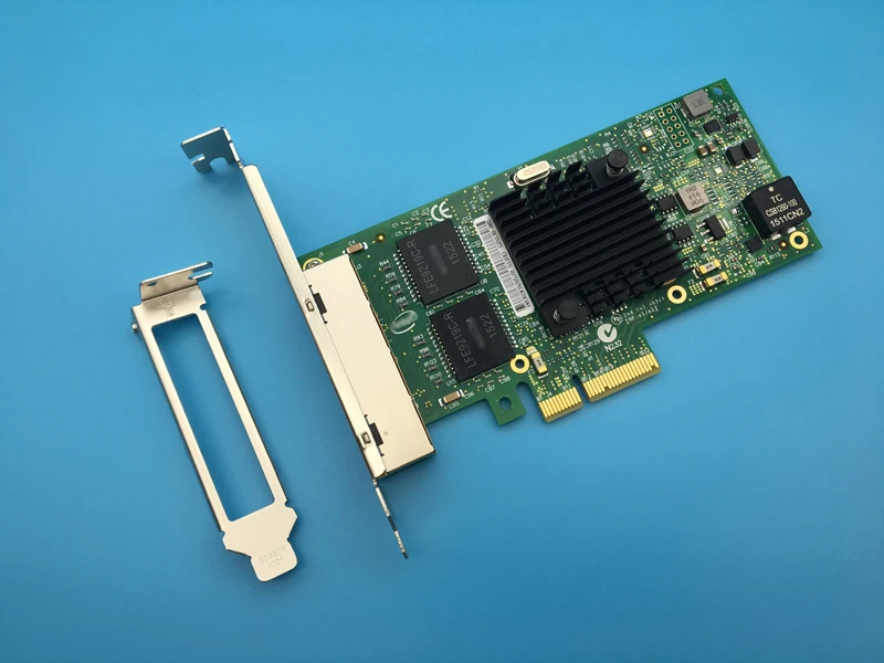 Новый I350AM4 4 портовый гигабитный Ethernet PCI Express NIC I350 T4 сетевой адаптер|network card|gigabit