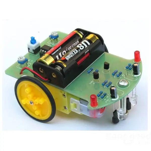 DIY Kit Intelligent Tracking Line Smart Car TT Motor Electronic Patrol Automobile Parts Robot | Электронные компоненты и