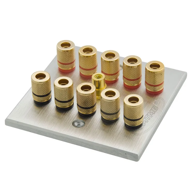 Алюминиевая настенная Колонка 5 1 банановая звуковая коробка | Электроника