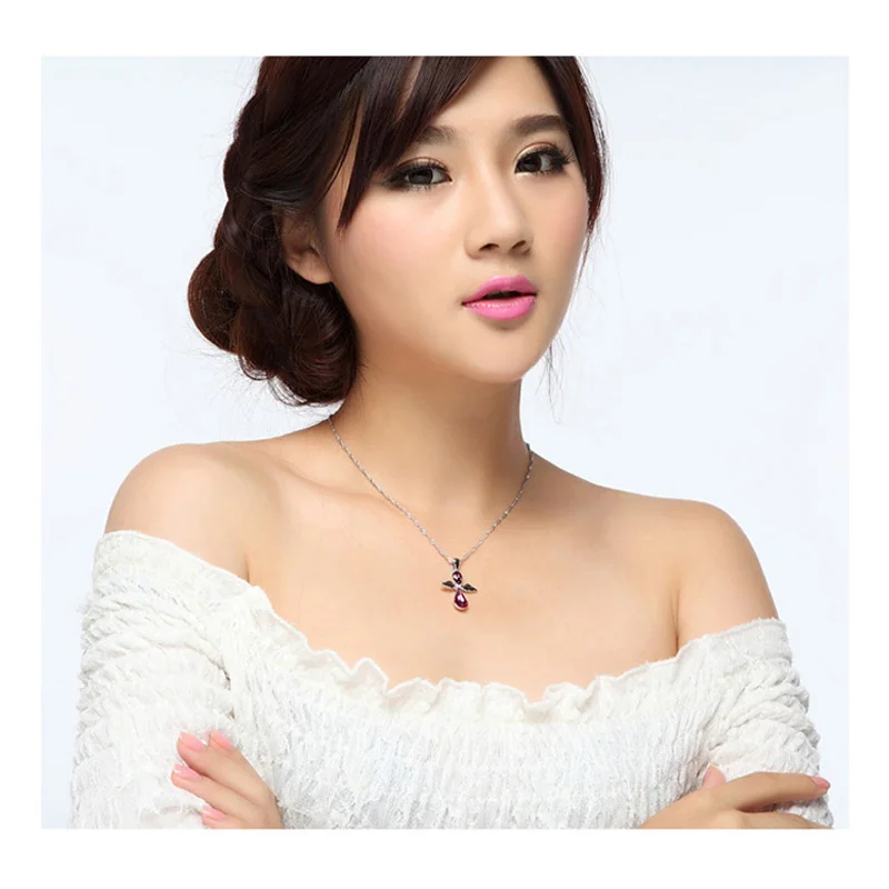 Перегородка 3 цвета яркое ожерелье с кристаллами выполненное из элементов Swarovski