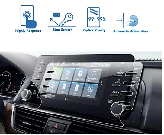 [Новейший] 8 дюймовый автомобильный навигационный экран протектор прозрачное