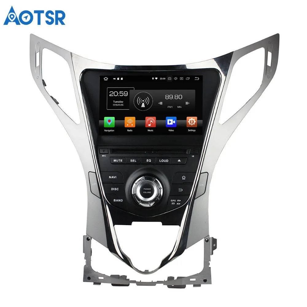 Автомобильный DVD плеер Aotsr мультимедийное радио с GPS навигацией Android 8 0 7 1 для HYUNDAI