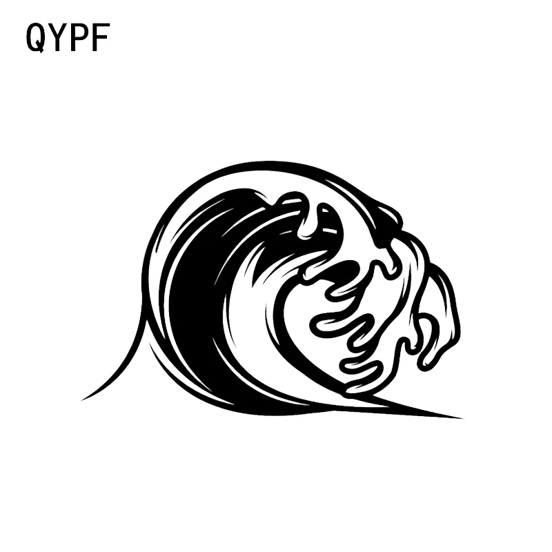 

Интересные виниловые наклейки QYPF 16,5*11,1 см для серфинга в море