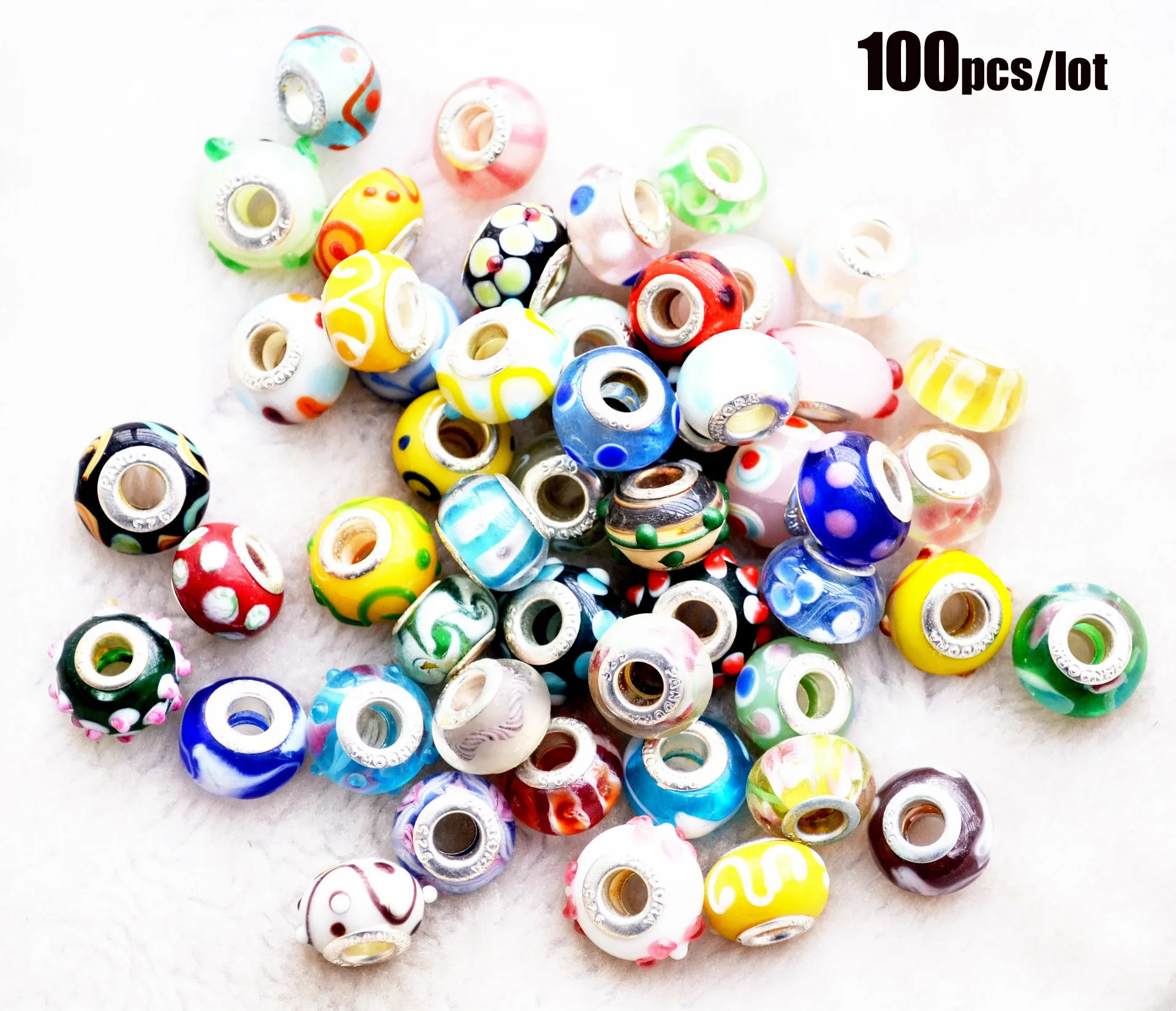 

100pcs/lot Rhinestones Round Loose Beads For Bracelet Earrings DIY Crystal Ball Jewelry Making DIY Garment Loose Beads