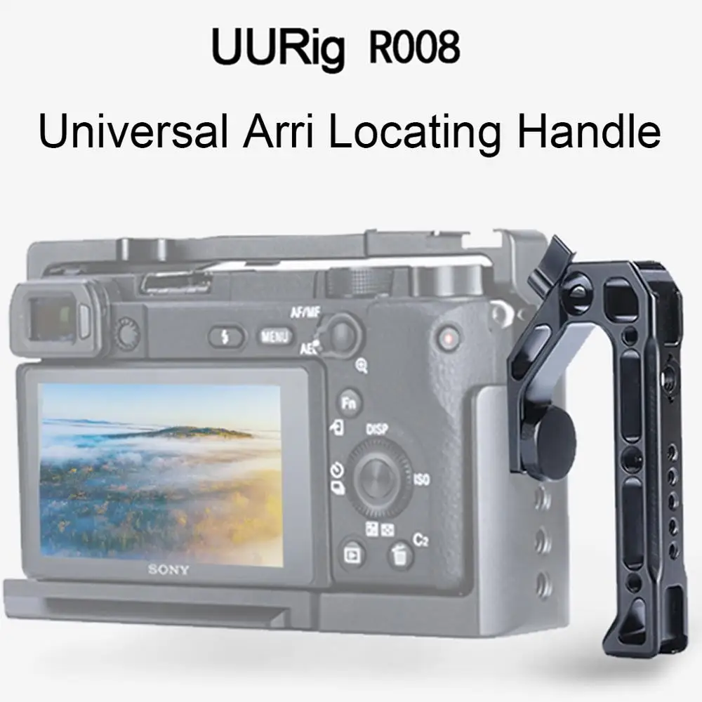 Универсальная ручка для камеры UURig R008 рукоятка с монитором холодным башмаком