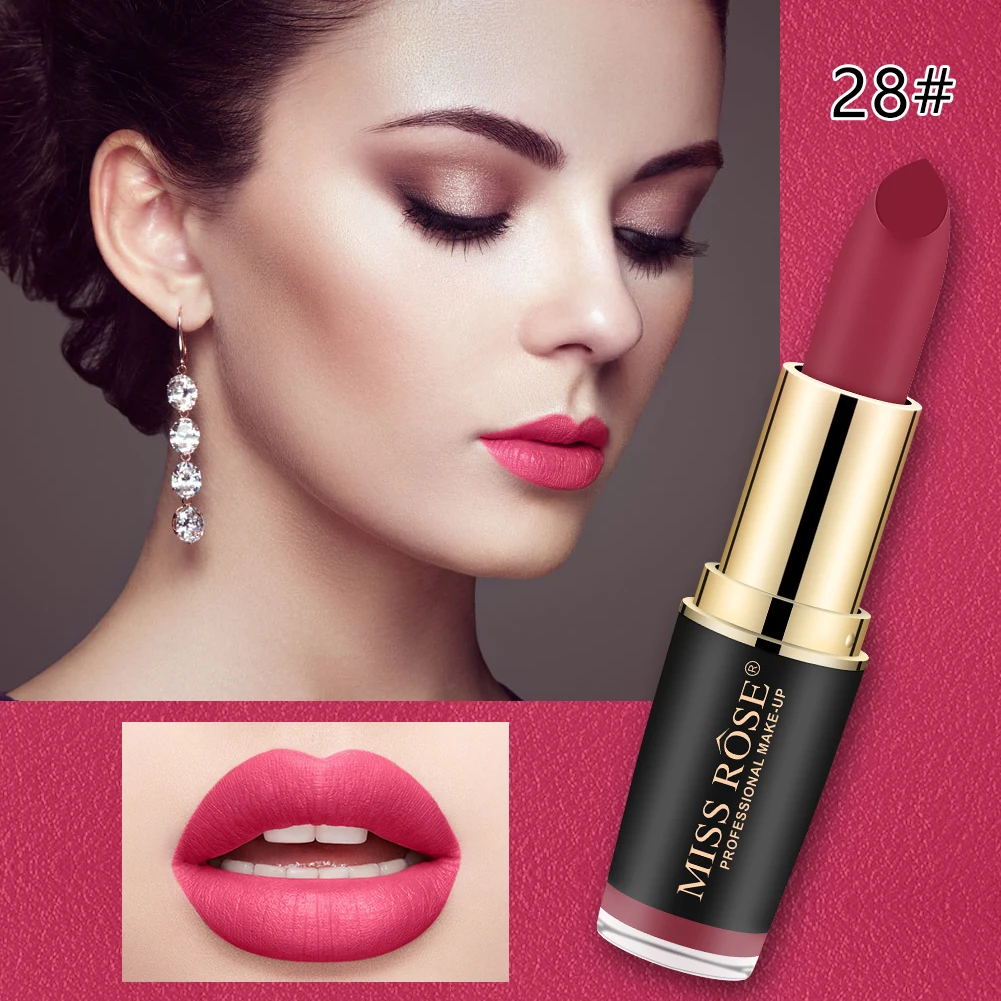 fensegaizi28 MISS ROSE, макияж, губы, ТИНТ, макияж, губная помада, набор, блеск для губ, стойкий, телесный, губная помада, красная, матовая губная помада, водостойкая, Maquiagem - Цвет: fensegaizi28
