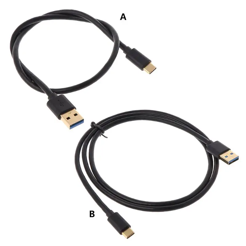 Высокоскоростной позолоченный USB 3 0 кабель AM к Type C BM для передачи данных быстрой