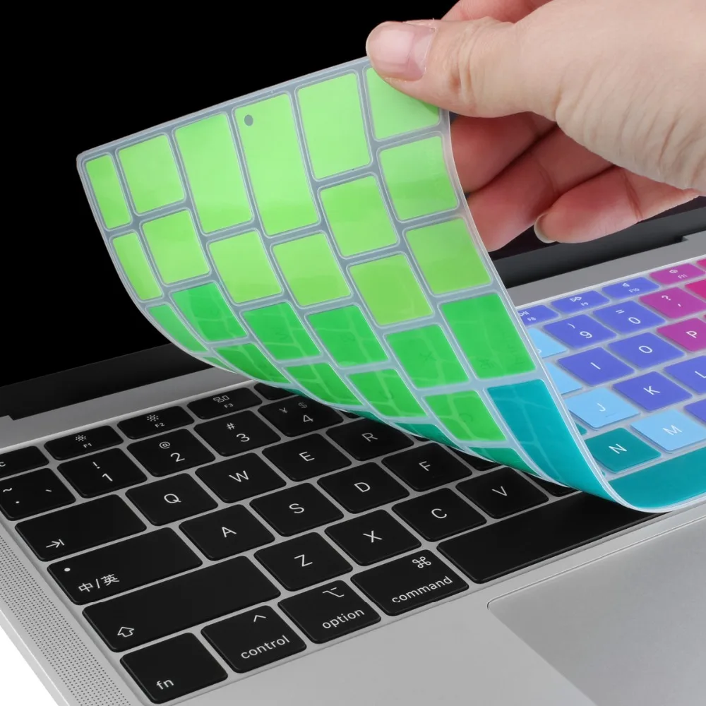 ЕС введите испанскую накладка на клавиатуру стикер для Macbook Air 13 с сенсорным ID A1932 тоньше защитная обложка для клавиатуры