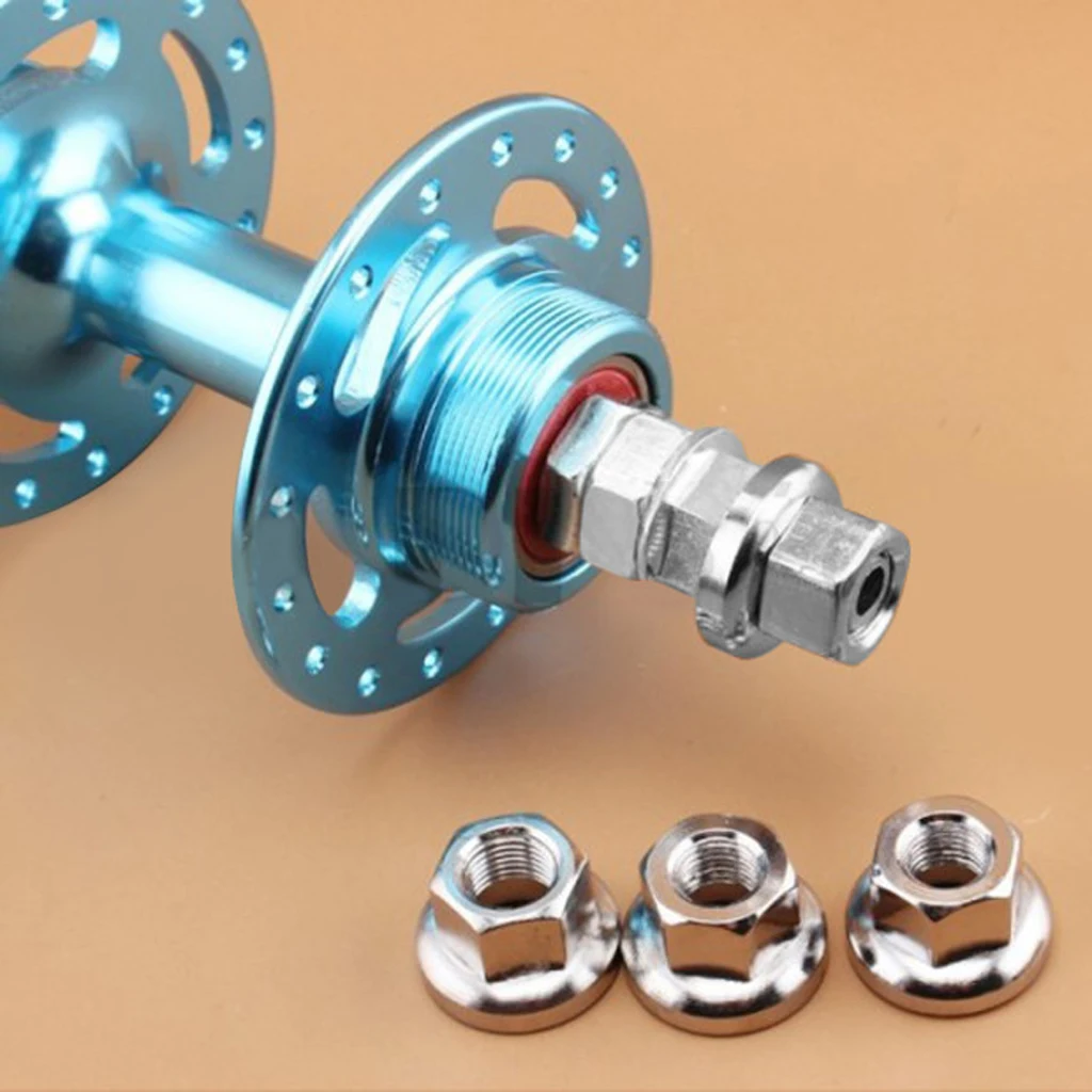 2 шт. M10 хромированная сталь велосипедные гайки колеса ось велосипеда болт для