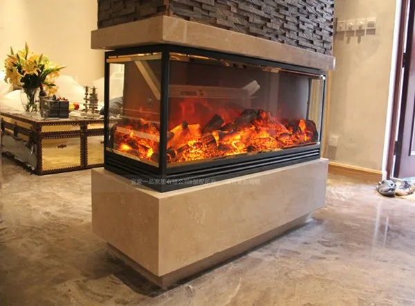 Двухсторонний электрический камин 1066*600*600 мм|electric fireplace|fireplace electricfireplace |